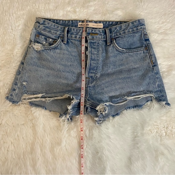 GRLFRND Women’s Helena High Rise Cut Off Short in Newport Size 26 - Picture 8 of 9